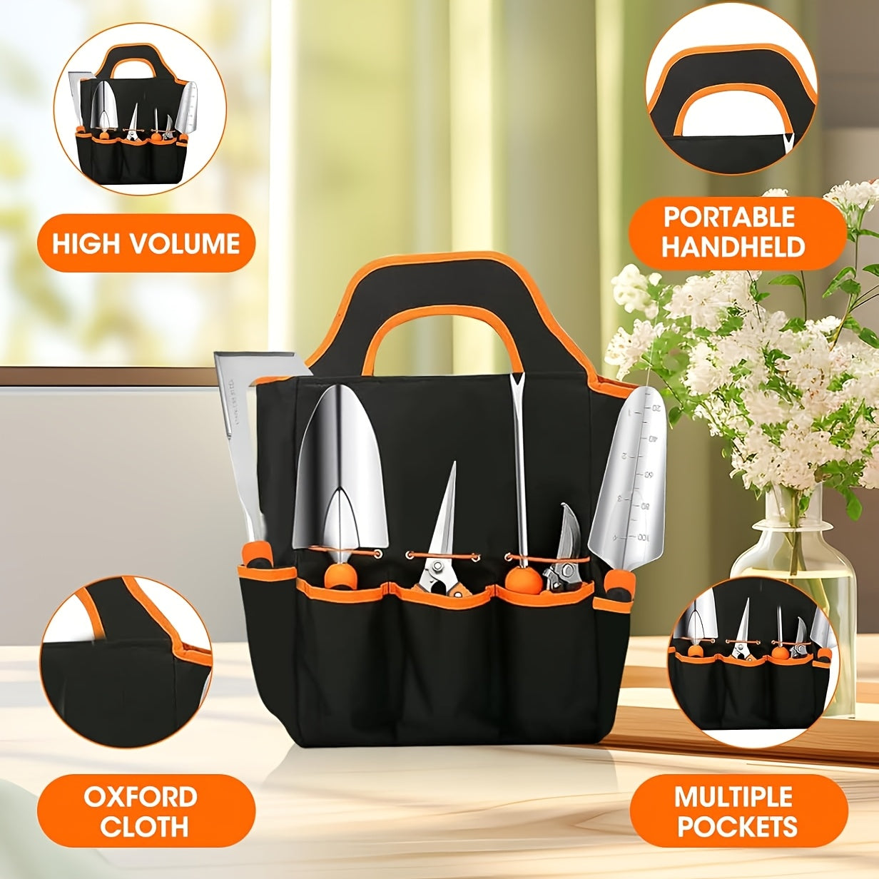 Garden Tool Set, 10pcs Heavy Duty Garden Tools Set, Garden Set Tool for Gardening, Gifts for Women And Men Easter St Patricks Day