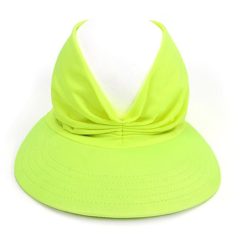 Summer Women's Ponytail Sun Hat