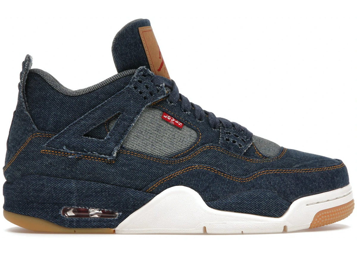Jordan 4 Retro Levi's Denim (Tag With Levi's Logo)