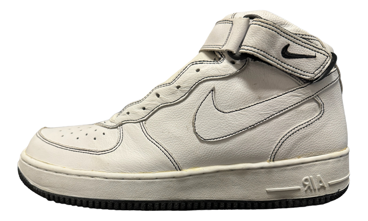 Air Force 1 Mid "White / White Black" 304096 115