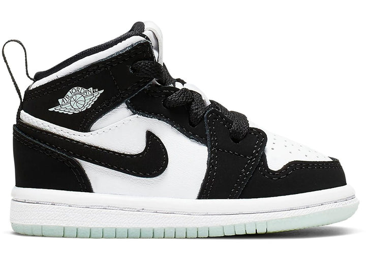 Jordan 1 Mid White Black Teal Tint (TD)