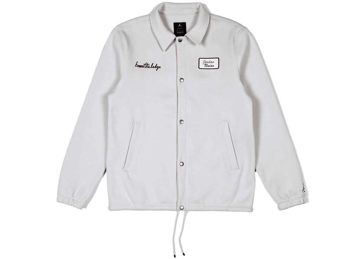 Jordan X Union Coaches Jacket Bone