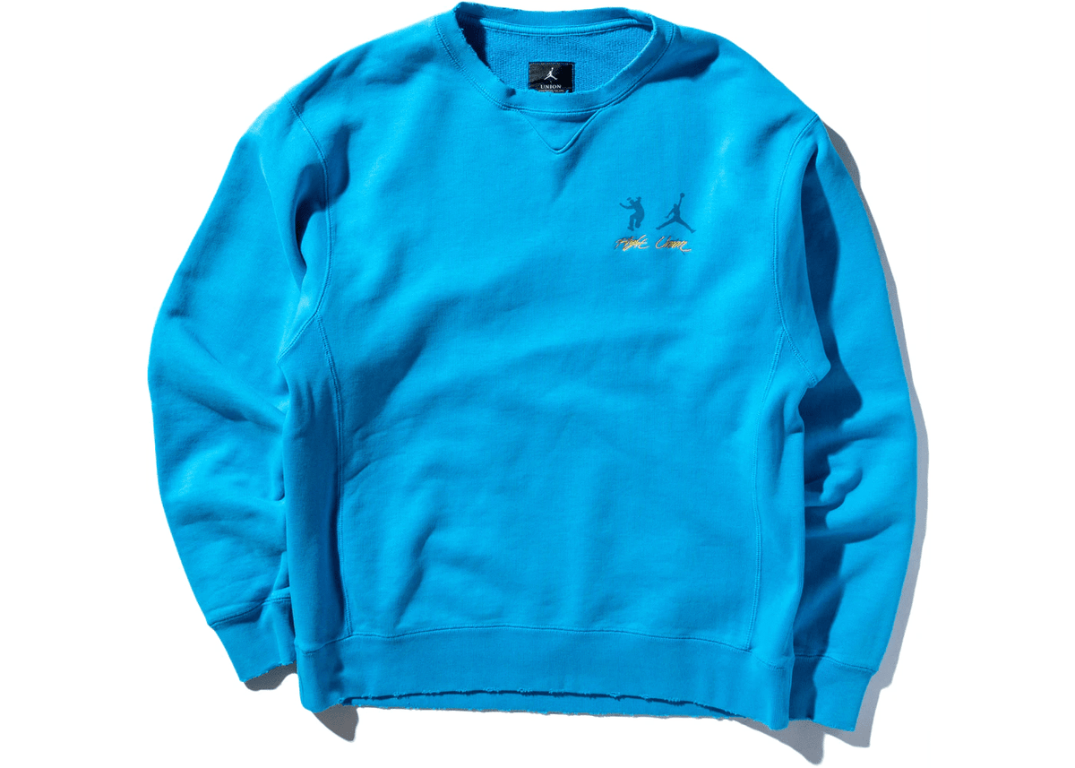 Jordan X Union Crewneck Equator Blue