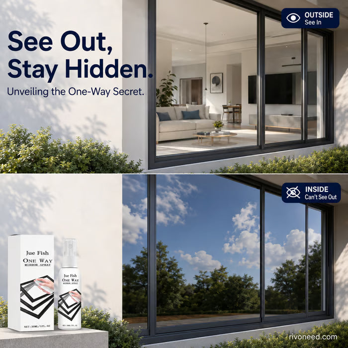 One Way Mirror Window Spray Privacy Shield For Home & Car