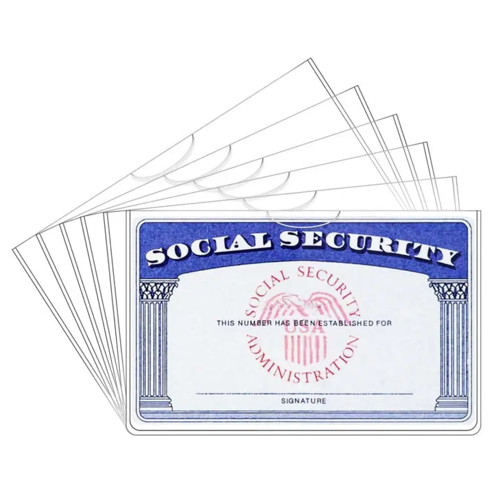 New Medicare Card Holder Protector Sleeves, Social Security Card Protector, 24