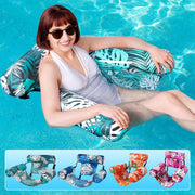 Inflatable Pool Lounge Chair Floating Water Hammock For Adults