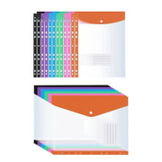 11 Hole Expanding File Pockets Colorful Binder Accordion Organizer (6 Or 12