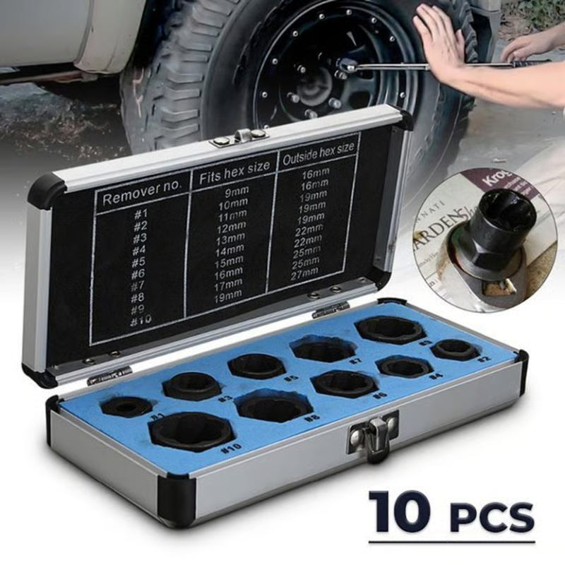 Perfect Toolkit For Removing Stripped, Rounded And Rusted Bolts & Nuts