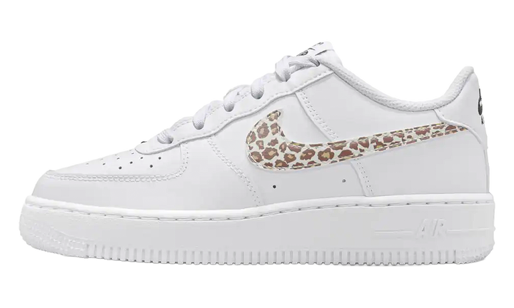 Air Force 1 Low GS "White Leopard Swoosh" IR0273 100