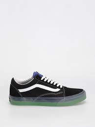 Vans Translucent Old Skool Skate Sneakers Shoes Black/Blue