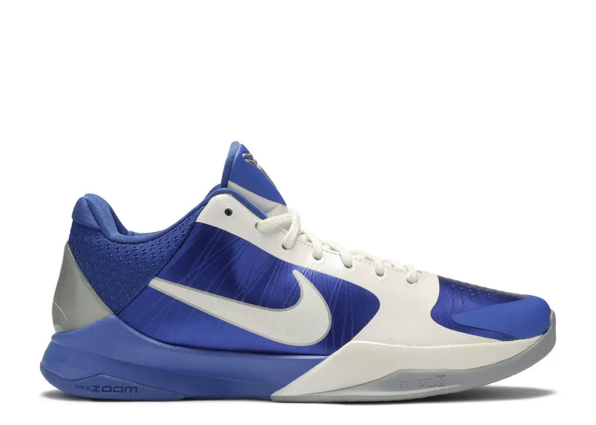 Zoom Kobe 5 TB 'White Varsity Royal' - Pre-Owned