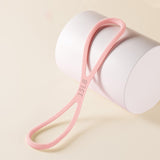 8 Shaped Silicone Resistance Band With Massage Grip