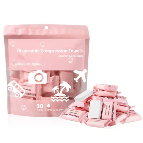 Compressed Towel Tablets Portable Magic Expanding Towels (30, 90, Or 150 Pack)