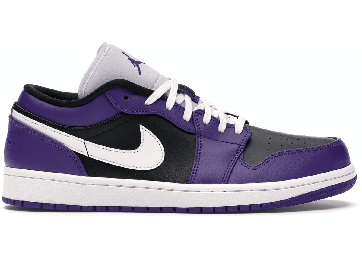 Jordan 1 Low Court Purple Black