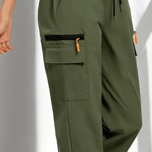 Women's Drawstring Cargo Pants
