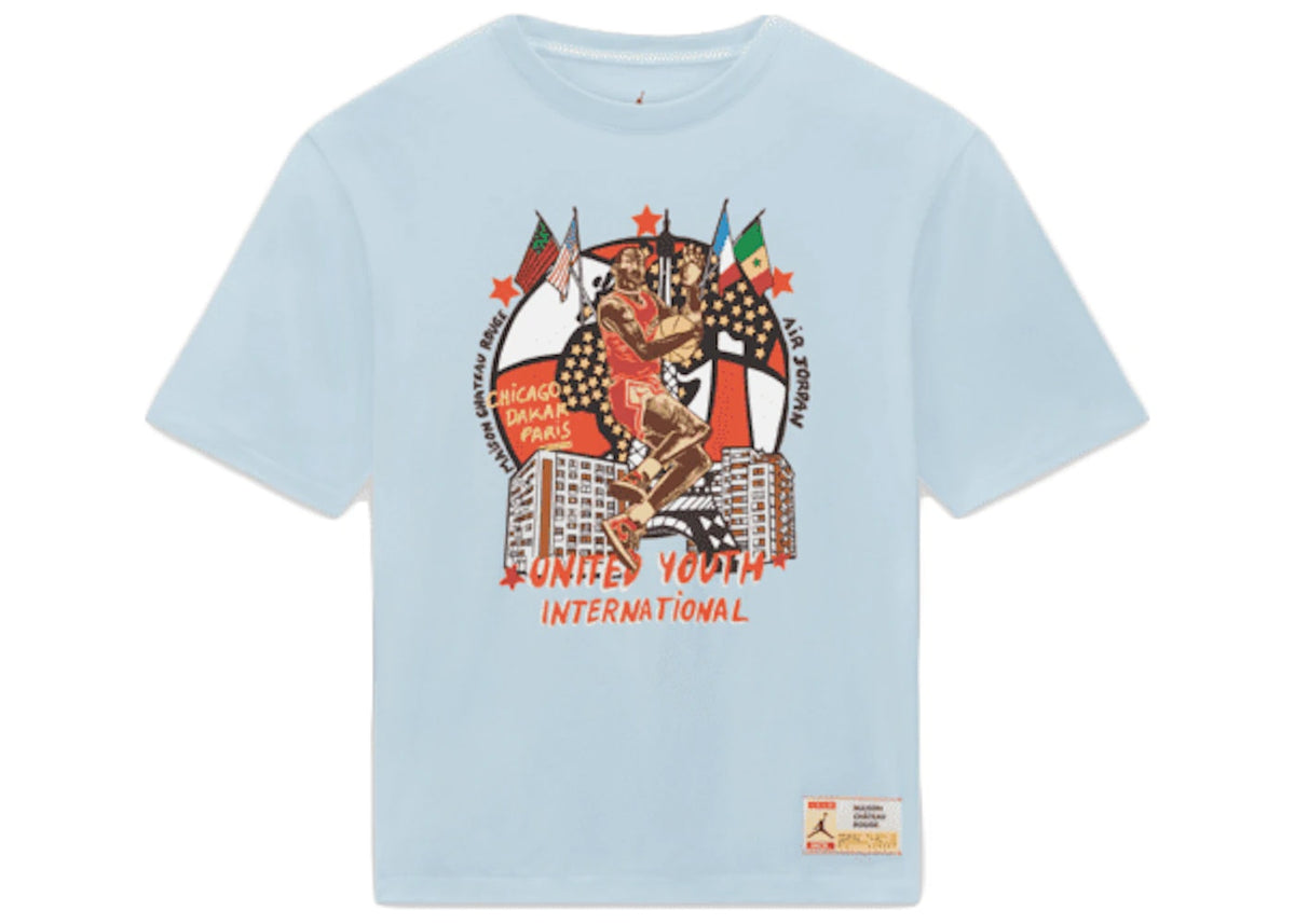 Jordan X Maison Chateau Rouge T-Shirt Blue