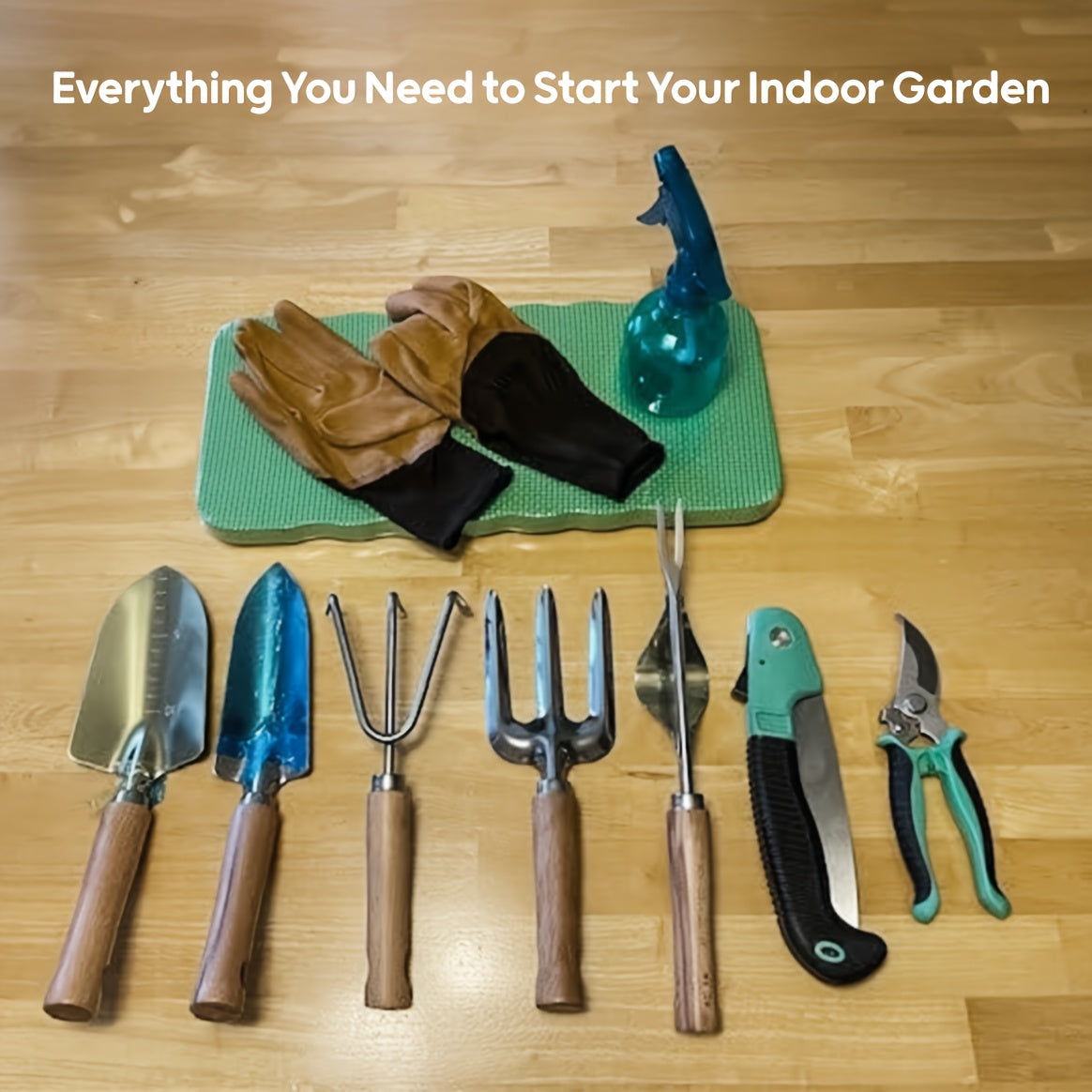 11pcs Heavy Duty All-in-One Garden Tool Set with Rust-Proof Tools & Ergonomic Crossbody Bag - Complete Lawn & Kit Suitable for Men & Women, Gardening Gift with Trenching\u002FShoveling\u002FRaking\u002FWeeding Tools