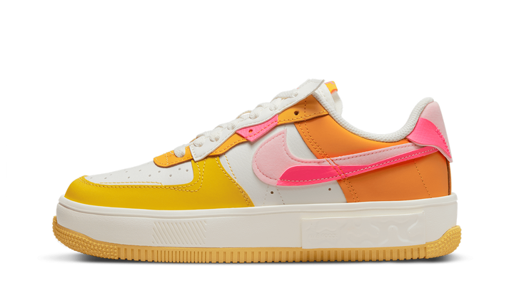 AIR FORCE 1 FONTANKA MNS WMNS "Summit White/Solar Flare/Medium Soft Pink/Hyper Pink" DX2675 100
