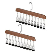 Wooden Hat Hanger & Closet Organizer Vintage & Natural Wood Styles