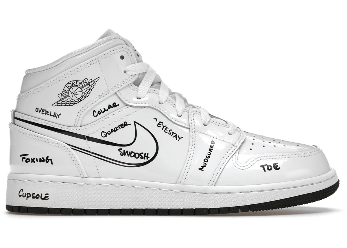 Jordan 1 Mid Schematic (GS)