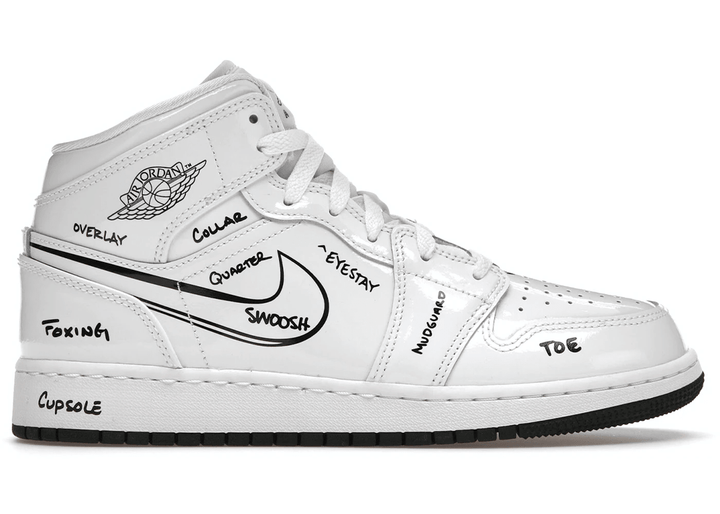 Jordan 1 Mid Schematic (GS)