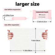 Compressed Towel Tablets Portable Magic Expanding Towels (30, 90, Or 150 Pack)