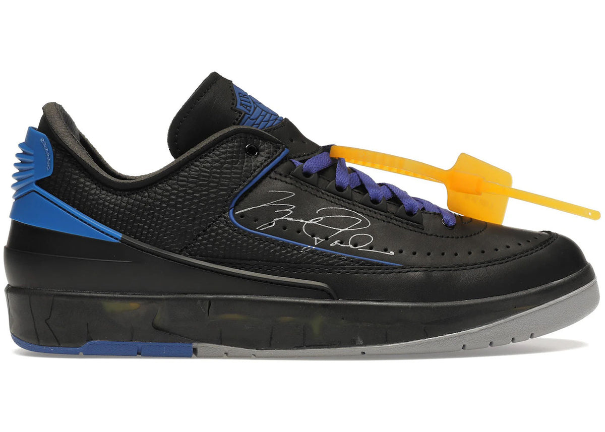 Jordan 2 Retro Low SP Off-White Black Blue - Pre-Owned (No original box)