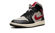 Jordan 1 Mid Black College Grey Gym Red (Women's)