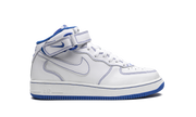 Air Force 1 Mid GS "White/White-Royal Blue" 624049 113
