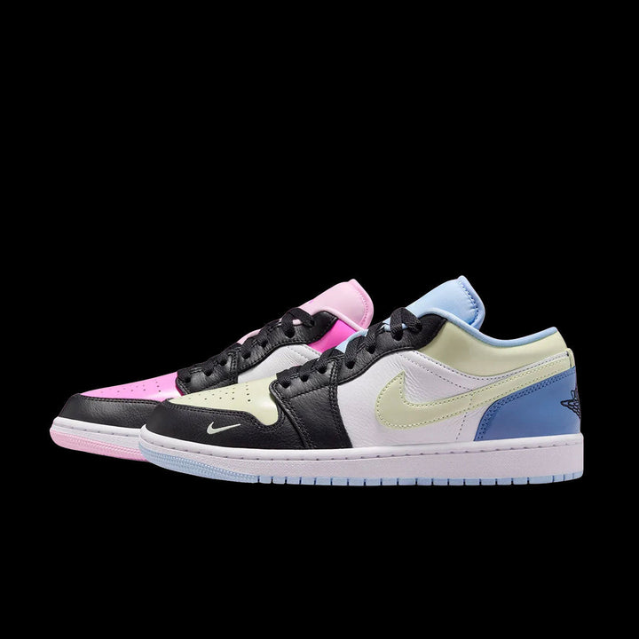 WMNS Air Jordan 1 Low Se (Black/Pink Spell-White)