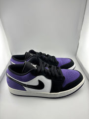 Jordan 1 Low Court Purple White