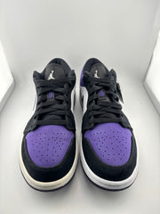 Jordan 1 Low Court Purple White