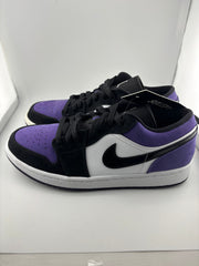 Jordan 1 Low Court Purple White