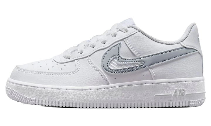 Air Force 1 GS "Cut Out Swoosh - White Photon Dust" FQ2413 100