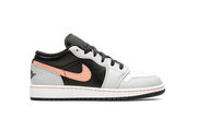 Jordan 1 Low Black Grey Pink (GS)